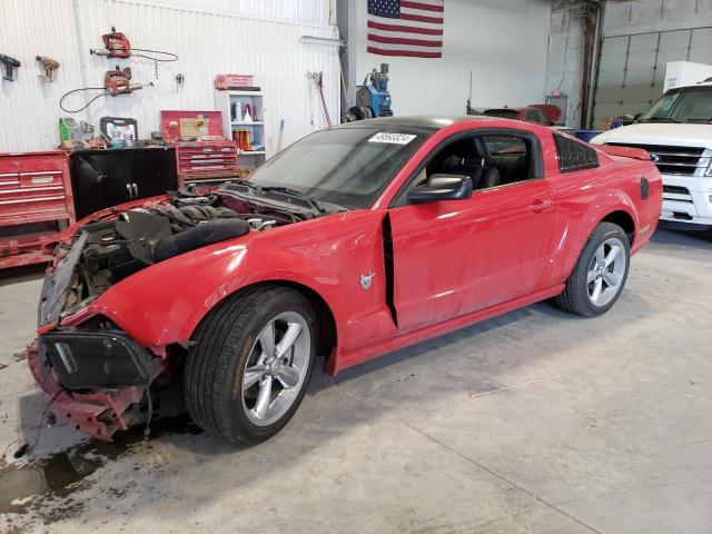 1ZVHT82H495103219 - 2009 FORD MUSTANG GT RED photo 1