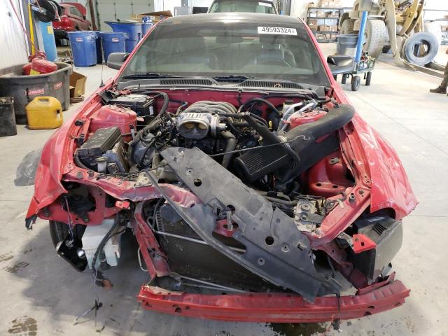 1ZVHT82H495103219 - 2009 FORD MUSTANG GT RED photo 5