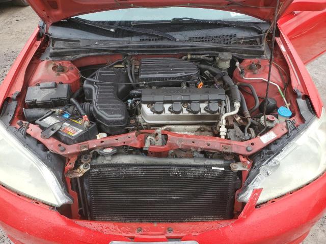 1HGEM22184L007621 - 2004 HONDA CIVIC DX VP Qırmızı foto 11