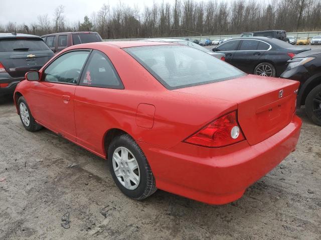 1HGEM22184L007621 - 2004 HONDA CIVIC DX VP Qırmızı foto 2