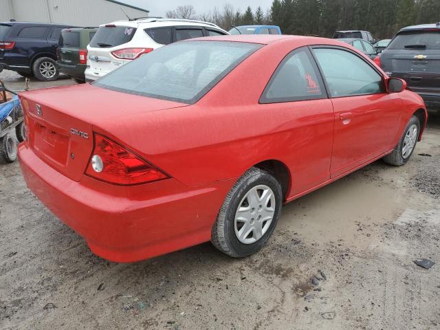 1HGEM22184L007621 - 2004 HONDA CIVIC DX VP Qırmızı foto 3