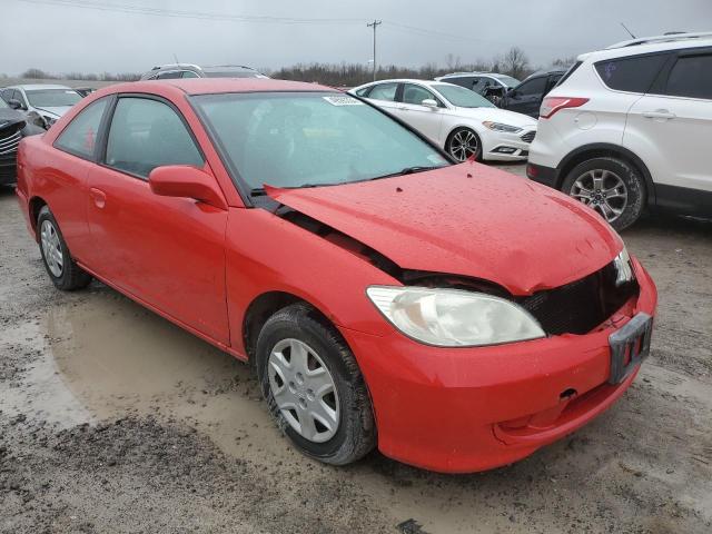 1HGEM22184L007621 - 2004 HONDA CIVIC DX VP Qırmızı foto 4