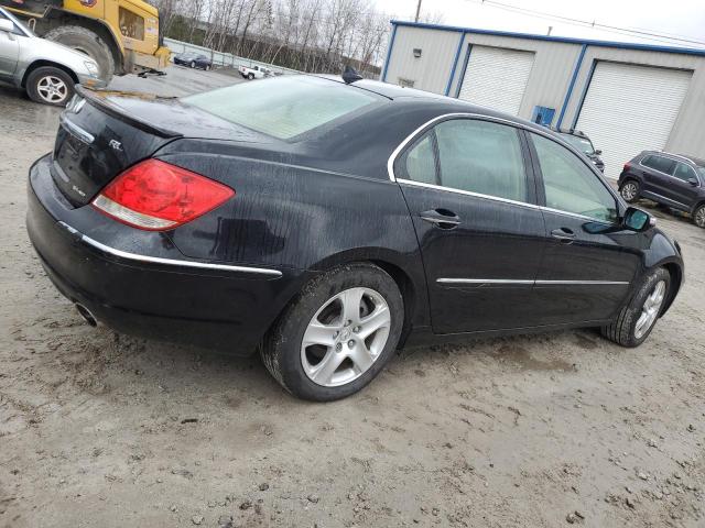 JH4KB16575C006572 - 2005 ACURA RL BLACK photo 3