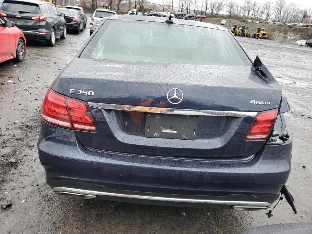 WDDHF8JB3GB287340 - 2016 MERCEDES-BENZ E 350 4MATIC BLUE photo 6