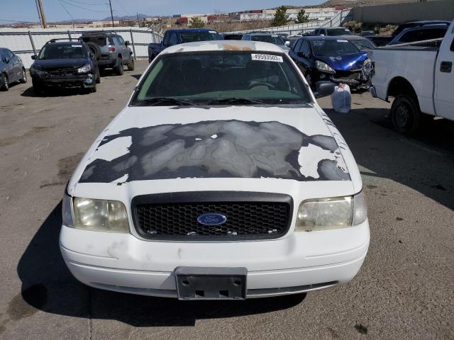 2FAHP71V28X154584 - 2008 FORD CROWN VICT POLICE INTERCEPTOR WHITE photo 5