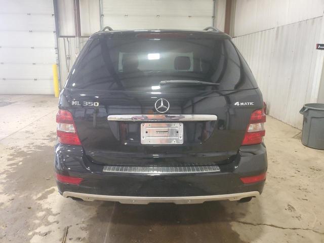 4JGBB8GB7BA687706 - 2011 MERCEDES-BENZ ML 350 4MATIC BLACK photo 6