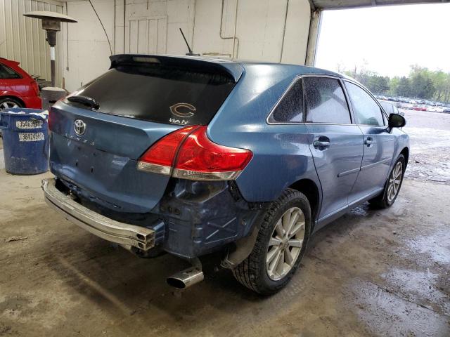 4T3ZE11A59U009890 - 2009 TOYOTA VENZA BLUE photo 3