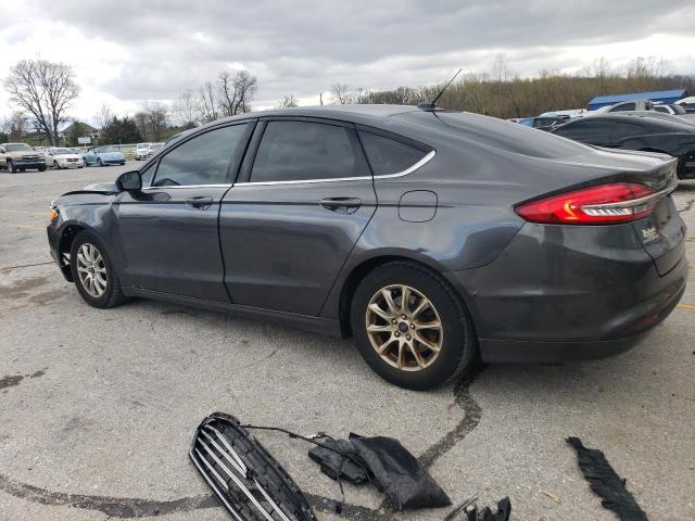 3FA6P0G70HR190120 - 2017 FORD FUSION S GRAY photo 2