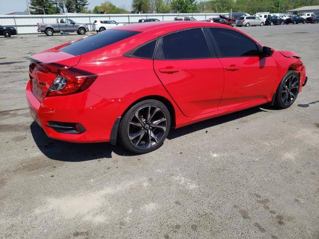 2HGFC2F84KH536301 - 2019 HONDA CIVIC SPORT 红色 照片 3