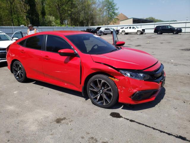 2HGFC2F84KH536301 - 2019 HONDA CIVIC SPORT 红色 照片 4