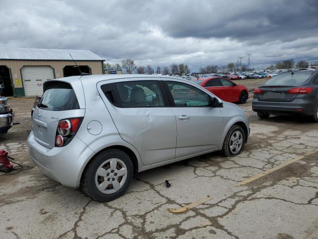 1G1JA6SH9E4161463 - 2014 CHEVROLET SONIC LS SILVER photo 3