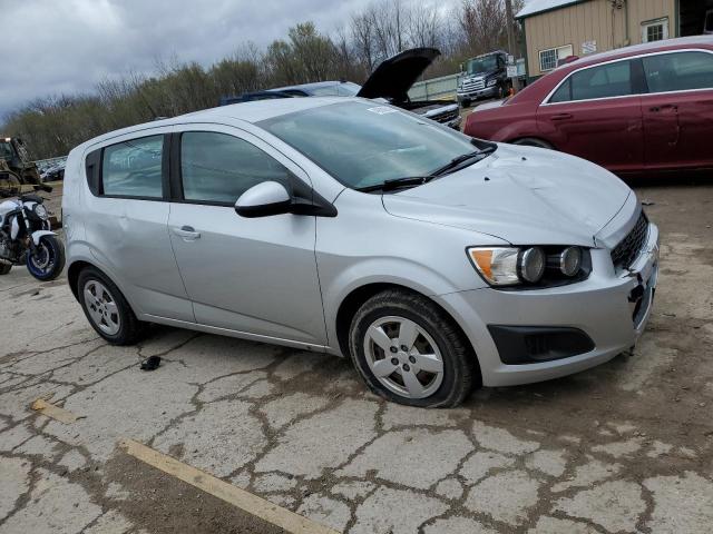1G1JA6SH9E4161463 - 2014 CHEVROLET SONIC LS SILVER photo 4