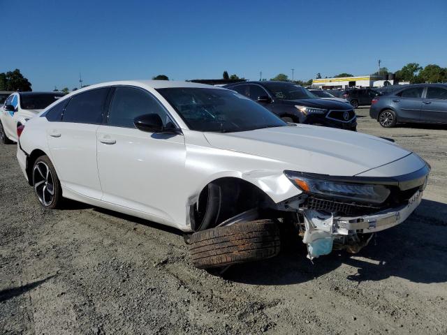 1HGCV1F30MA108738 - 2021 HONDA ACCORD SPORT WHITE photo 4