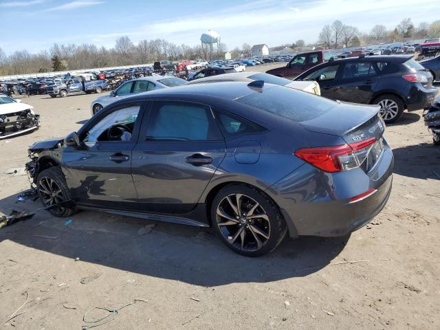 2HGFE2F50NH519161 - 2022 HONDA CIVIC SPORT GRAY photo 2