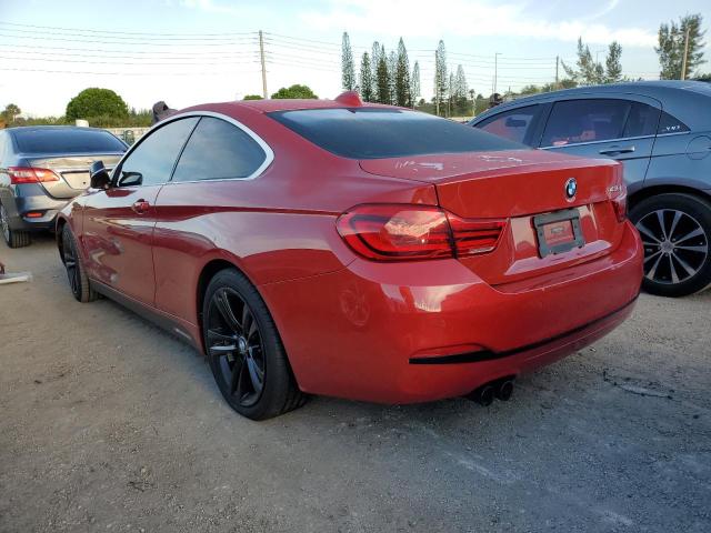 WBA4W3C53JAF91462 - 2018 BMW 430I RED photo 2