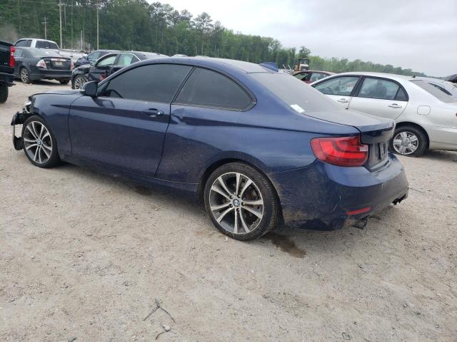 WBA1G9C51GV726634 - 2016 BMW 228 XI SULEV BLUE photo 2