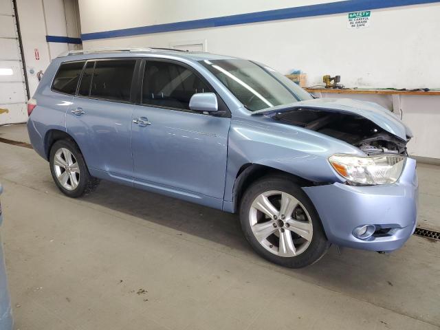 JTEES42A282014247 - 2008 TOYOTA HIGHLANDER LIMITED BLUE photo 4