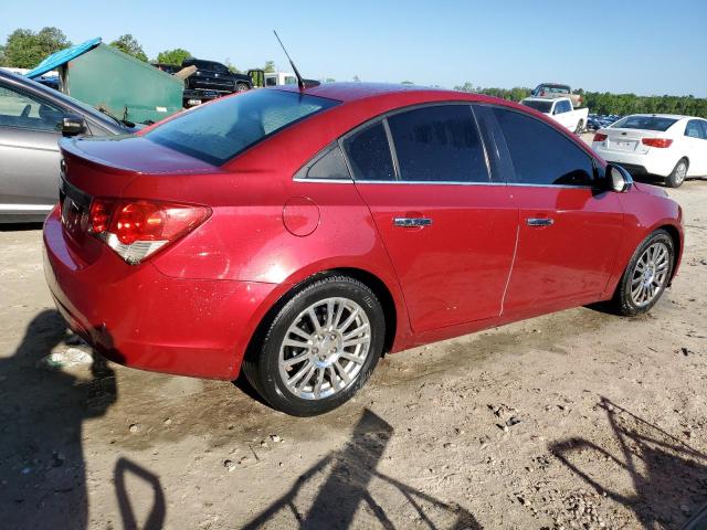 1G1PJ5SC2C7185284 - 2012 CHEVROLET CRUZE ECO RED photo 3