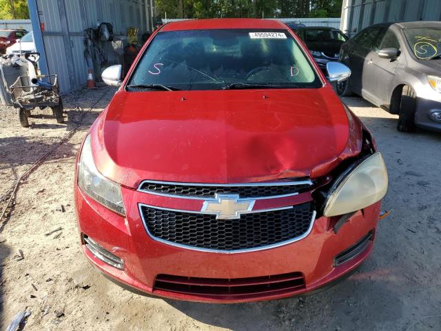 1G1PJ5SC2C7185284 - 2012 CHEVROLET CRUZE ECO RED photo 5