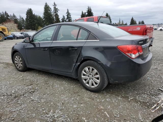 1G1PF5S93B7222556 - 2011 CHEVROLET CRUZE LT CHARCOAL photo 2