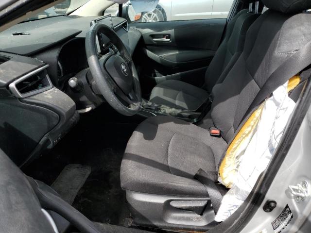 5YFEPMAEXMP259738 - 2021 TOYOTA COROLLA LE SILVER photo 7