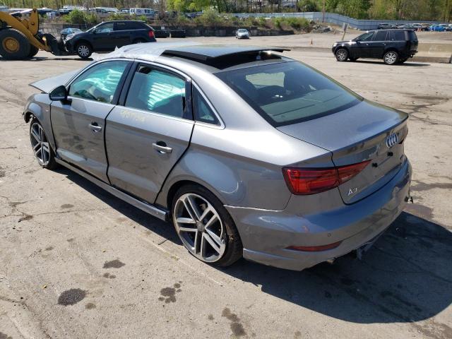 WAUJ8GFF4J1041600 - 2018 AUDI A3 PREMIUM PLUS SILVER photo 2