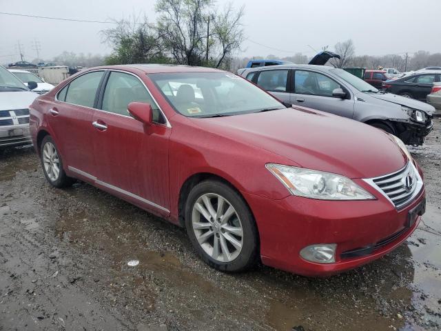 JTHBK1EG3A2398629 - 2010 LEXUS ES 350 RED photo 4