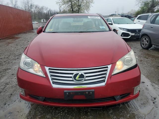 JTHBK1EG3A2398629 - 2010 LEXUS ES 350 RED photo 5