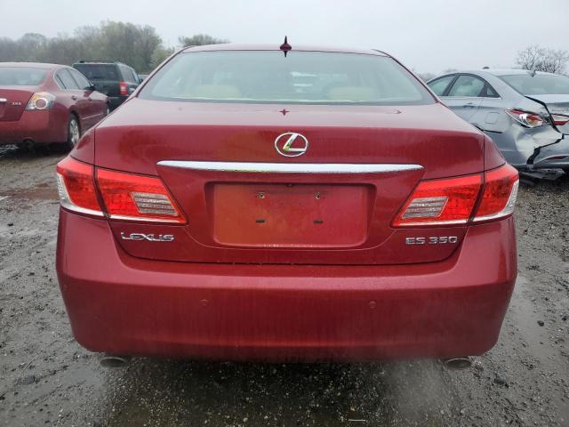 JTHBK1EG3A2398629 - 2010 LEXUS ES 350 RED photo 6