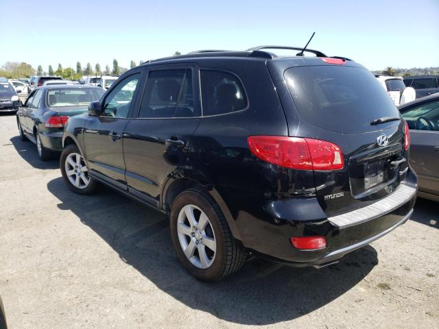 5NMSH13E27H029413 - 2007 HYUNDAI SANTA FE SE BLACK photo 2