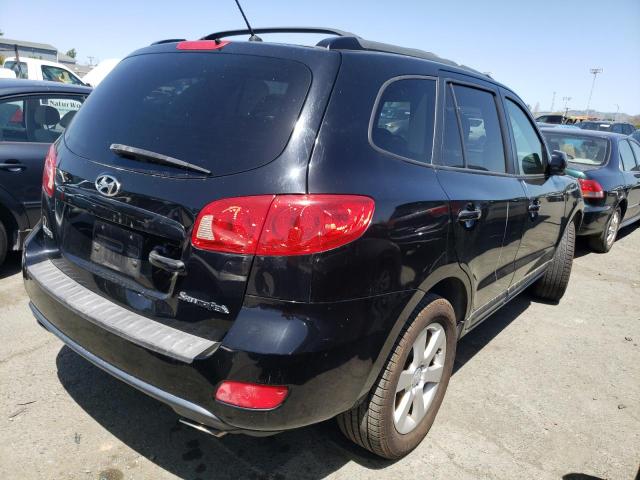 5NMSH13E27H029413 - 2007 HYUNDAI SANTA FE SE BLACK photo 3