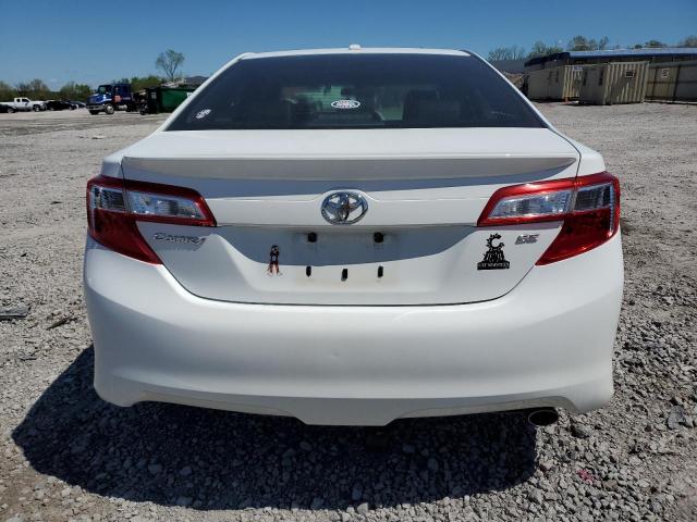 4T1BF1FK7CU532361 - 2012 TOYOTA CAMRY BASE WHITE photo 6