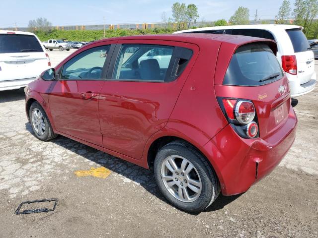 1G1JA6SH5C4110247 - 2012 CHEVROLET SONIC LS RED photo 2