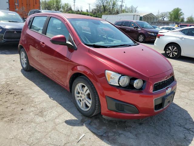 1G1JA6SH5C4110247 - 2012 CHEVROLET SONIC LS RED photo 4