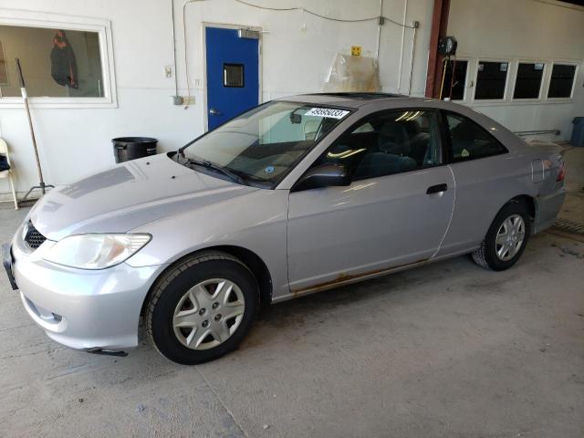 1HGEM21144L084794 - 2004 HONDA CIVIC DX VP فضي صورة 1