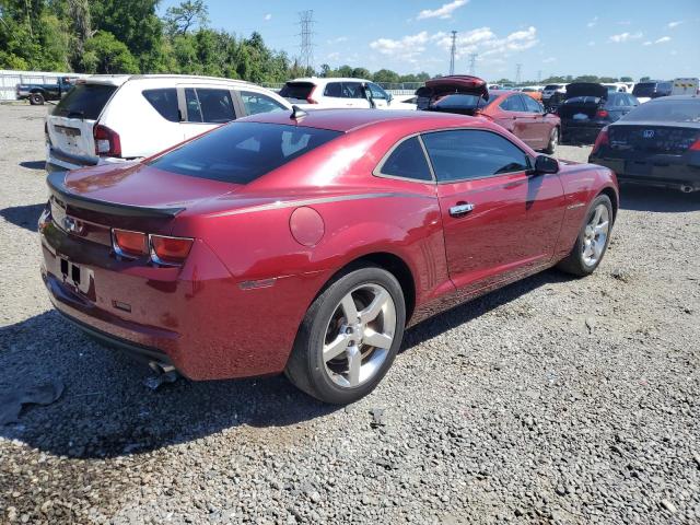 2G1FF1EV1A9177529 - 2010 CHEVROLET CAMARO LT MAROON photo 3