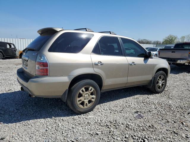 2HNYD18846H510566 - 2006 ACURA MDX TOURING BEIGE photo 3