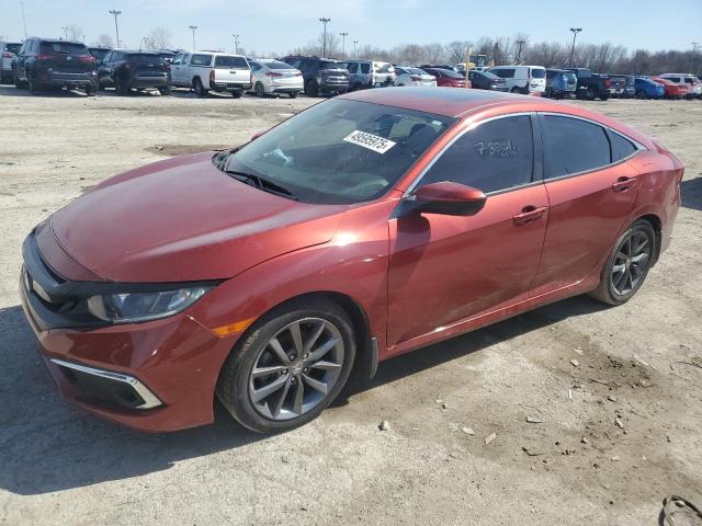 2HGFC1F77MH701293 - 2021 HONDA CIVIC EXL RED photo 1