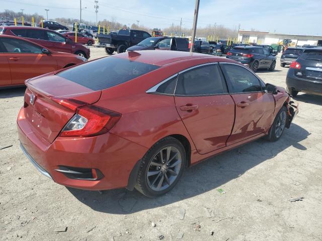 2HGFC1F77MH701293 - 2021 HONDA CIVIC EXL RED photo 3