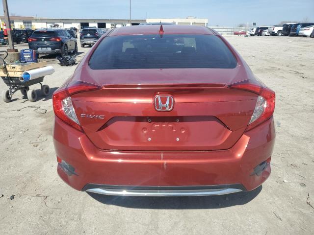 2HGFC1F77MH701293 - 2021 HONDA CIVIC EXL RED photo 6