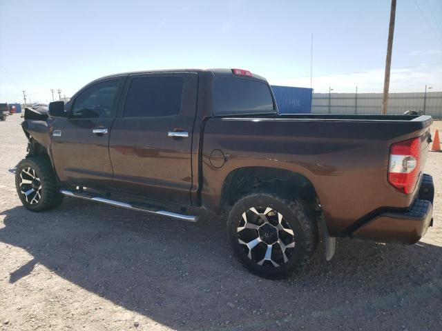 5TFAW5F12EX403976 - 2014 TOYOTA TUNDRA CREWMAX PLATINUM 棕色 照片 2