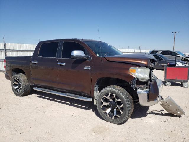 5TFAW5F12EX403976 - 2014 TOYOTA TUNDRA CREWMAX PLATINUM 棕色 照片 4