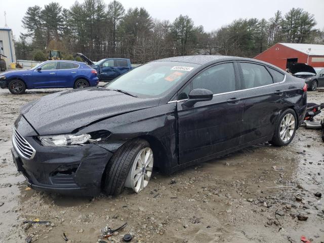 3FA6P0LU6KR279242 - 2019 FORD FUSION SE BLACK photo 1