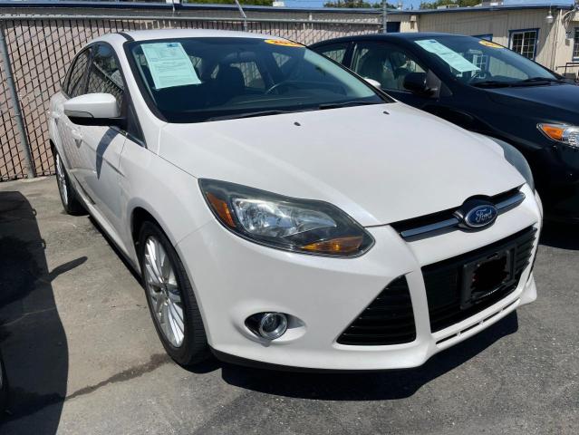 1FADP3J20EL321630 - 2014 FORD FOCUS TITANIUM WHITE photo 1