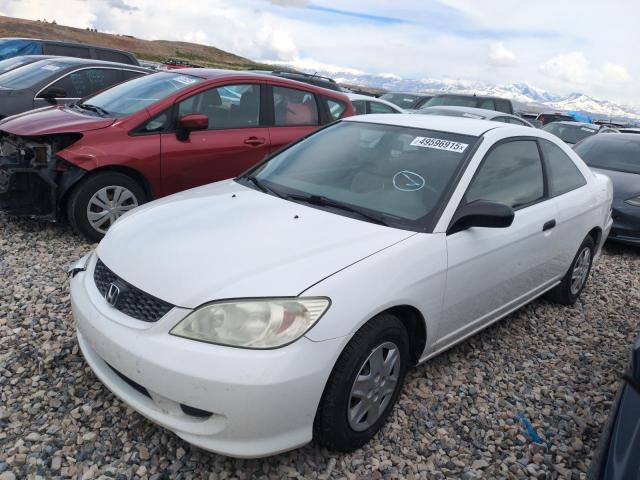 1HGEM22374L033306 - 2004 HONDA CIVIC DX VP WHITE photo 1