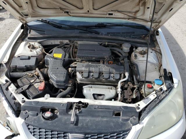 1HGEM22374L033306 - 2004 HONDA CIVIC DX VP WHITE photo 11