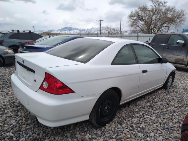 1HGEM22374L033306 - 2004 HONDA CIVIC DX VP WHITE photo 3