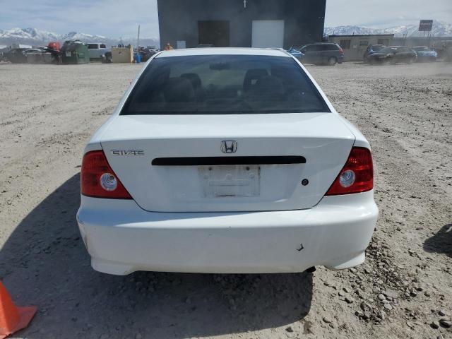 1HGEM22374L033306 - 2004 HONDA CIVIC DX VP WHITE photo 6