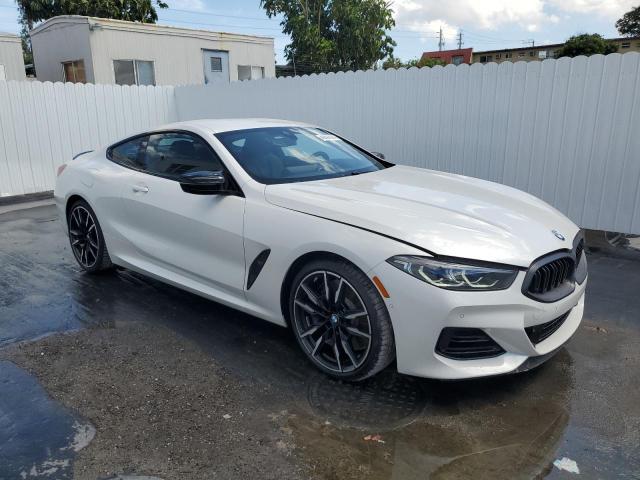 WBABC4C01RCR84609 - 2024 BMW M850XI WHITE photo 4