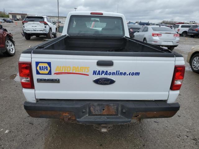 1FTYR10D59PA68963 - 2009 FORD RANGER WHITE photo 6